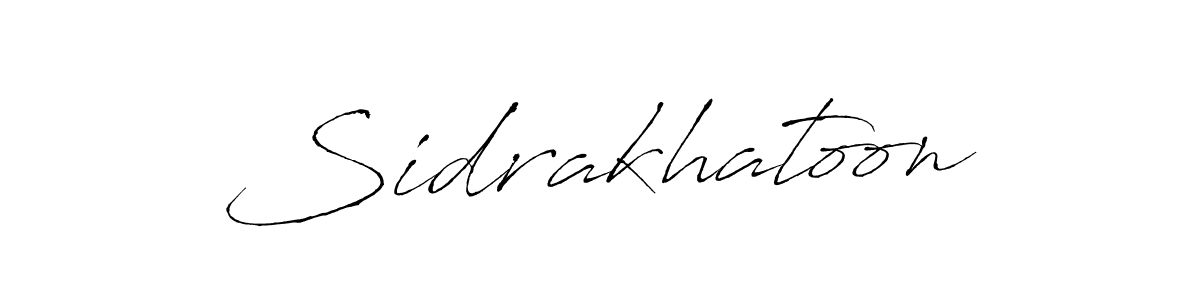 Similarly Antro_Vectra is the best handwritten signature design. Signature creator online .You can use it as an online autograph creator for name Sidrakhatoon. Sidrakhatoon signature style 6 images and pictures png