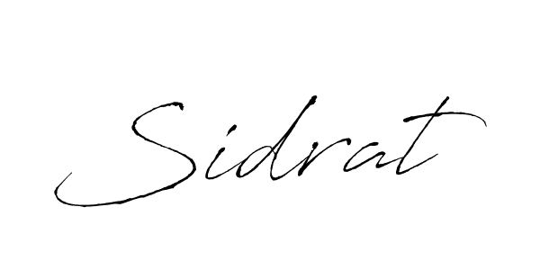 Similarly Antro_Vectra is the best handwritten signature design. Signature creator online .You can use it as an online autograph creator for name Sidrat. Sidrat signature style 6 images and pictures png