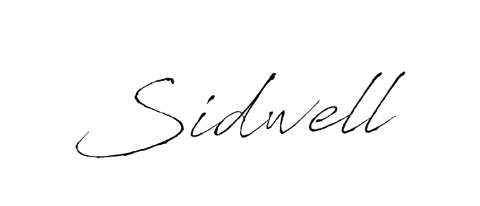 How to make Sidwell signature? Antro_Vectra is a professional autograph style. Create handwritten signature for Sidwell name. Sidwell signature style 6 images and pictures png