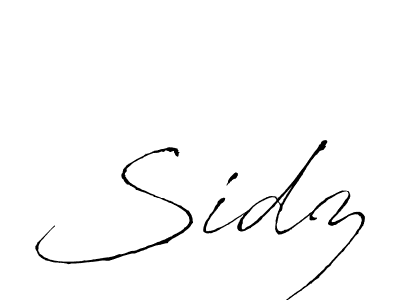 Make a short Sidz signature style. Manage your documents anywhere anytime using Antro_Vectra. Create and add eSignatures, submit forms, share and send files easily. Sidz signature style 6 images and pictures png