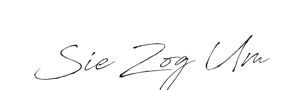 Once you've used our free online signature maker to create your best signature Antro_Vectra style, it's time to enjoy all of the benefits that Sie Zog Um name signing documents. Sie Zog Um signature style 6 images and pictures png