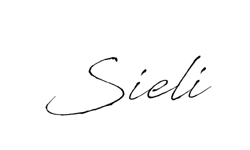 Make a beautiful signature design for name Sieli. With this signature (Antro_Vectra) style, you can create a handwritten signature for free. Sieli signature style 6 images and pictures png