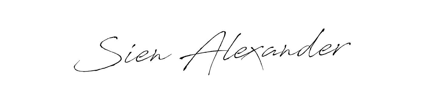 Also we have Sien Alexander name is the best signature style. Create professional handwritten signature collection using Antro_Vectra autograph style. Sien Alexander signature style 6 images and pictures png