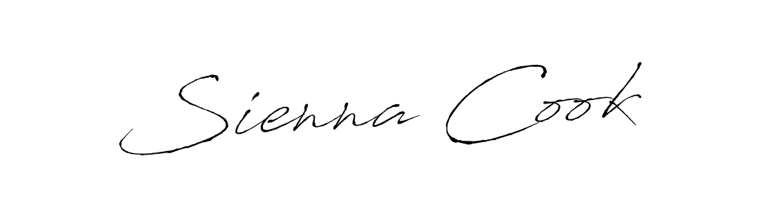 Create a beautiful signature design for name Sienna Cook. With this signature (Antro_Vectra) fonts, you can make a handwritten signature for free. Sienna Cook signature style 6 images and pictures png