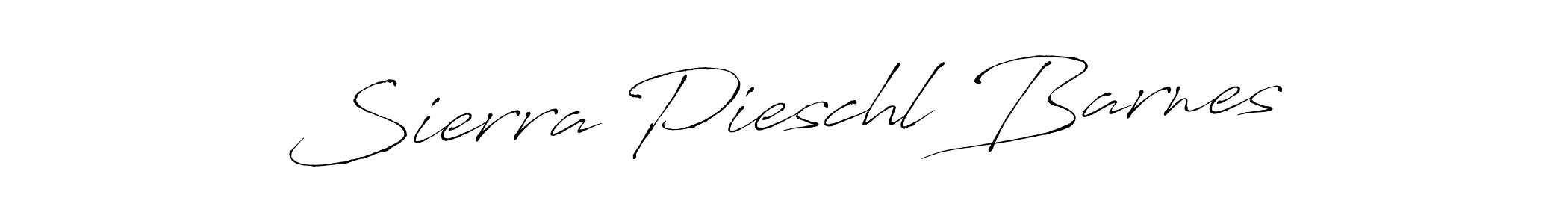 How to make Sierra Pieschl Barnes name signature. Use Antro_Vectra style for creating short signs online. This is the latest handwritten sign. Sierra Pieschl Barnes signature style 6 images and pictures png