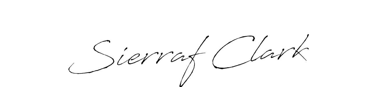 It looks lik you need a new signature style for name Sierraf Clark. Design unique handwritten (Antro_Vectra) signature with our free signature maker in just a few clicks. Sierraf Clark signature style 6 images and pictures png