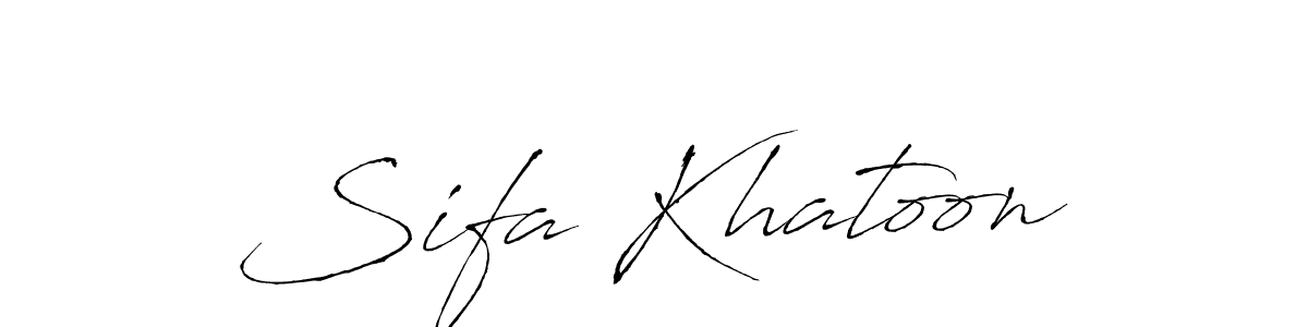 Make a beautiful signature design for name Sifa Khatoon. Use this online signature maker to create a handwritten signature for free. Sifa Khatoon signature style 6 images and pictures png