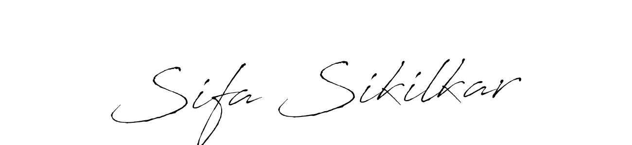 Also You can easily find your signature by using the search form. We will create Sifa Sikilkar name handwritten signature images for you free of cost using Antro_Vectra sign style. Sifa Sikilkar signature style 6 images and pictures png