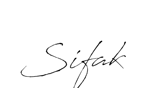 Use a signature maker to create a handwritten signature online. With this signature software, you can design (Antro_Vectra) your own signature for name Sifak. Sifak signature style 6 images and pictures png