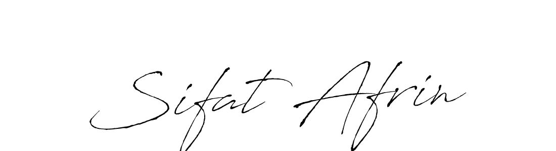 How to make Sifat Afrin signature? Antro_Vectra is a professional autograph style. Create handwritten signature for Sifat Afrin name. Sifat Afrin signature style 6 images and pictures png