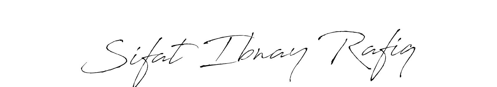 Make a beautiful signature design for name Sifat Ibnay Rafiq. With this signature (Antro_Vectra) style, you can create a handwritten signature for free. Sifat Ibnay Rafiq signature style 6 images and pictures png