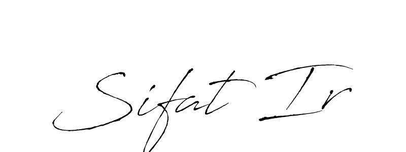 The best way (Antro_Vectra) to make a short signature is to pick only two or three words in your name. The name Sifat Ir include a total of six letters. For converting this name. Sifat Ir signature style 6 images and pictures png
