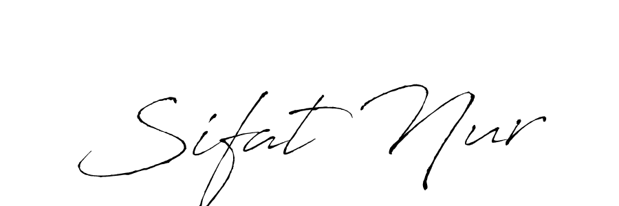 Make a beautiful signature design for name Sifat Nur. Use this online signature maker to create a handwritten signature for free. Sifat Nur signature style 6 images and pictures png