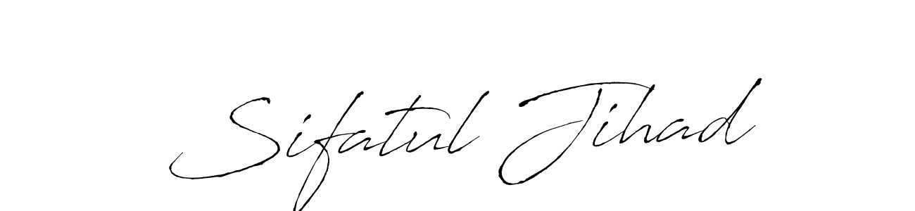 It looks lik you need a new signature style for name Sifatul Jihad. Design unique handwritten (Antro_Vectra) signature with our free signature maker in just a few clicks. Sifatul Jihad signature style 6 images and pictures png