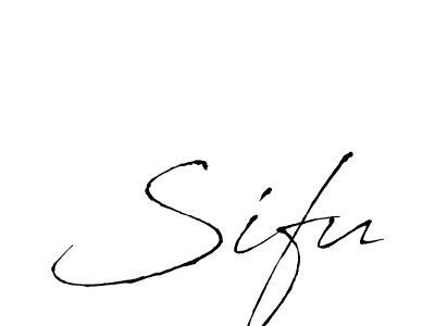 Make a beautiful signature design for name Sifu. With this signature (Antro_Vectra) style, you can create a handwritten signature for free. Sifu signature style 6 images and pictures png