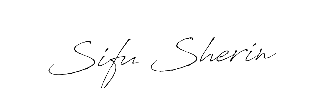 Also You can easily find your signature by using the search form. We will create Sifu Sherin name handwritten signature images for you free of cost using Antro_Vectra sign style. Sifu Sherin signature style 6 images and pictures png