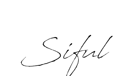 Also we have Siful name is the best signature style. Create professional handwritten signature collection using Antro_Vectra autograph style. Siful signature style 6 images and pictures png