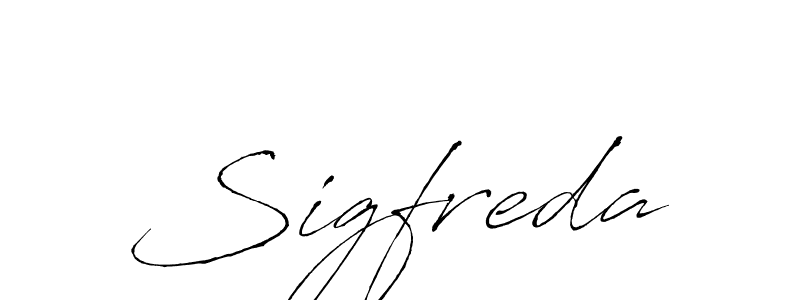 How to make Sigfreda name signature. Use Antro_Vectra style for creating short signs online. This is the latest handwritten sign. Sigfreda signature style 6 images and pictures png