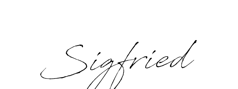 How to make Sigfried name signature. Use Antro_Vectra style for creating short signs online. This is the latest handwritten sign. Sigfried signature style 6 images and pictures png