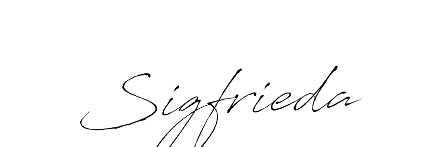 Sigfrieda stylish signature style. Best Handwritten Sign (Antro_Vectra) for my name. Handwritten Signature Collection Ideas for my name Sigfrieda. Sigfrieda signature style 6 images and pictures png