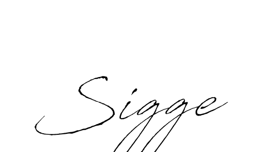 How to Draw Sigge signature style? Antro_Vectra is a latest design signature styles for name Sigge. Sigge signature style 6 images and pictures png