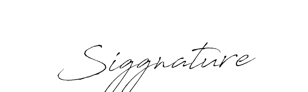 Design your own signature with our free online signature maker. With this signature software, you can create a handwritten (Antro_Vectra) signature for name Siggnature. Siggnature signature style 6 images and pictures png