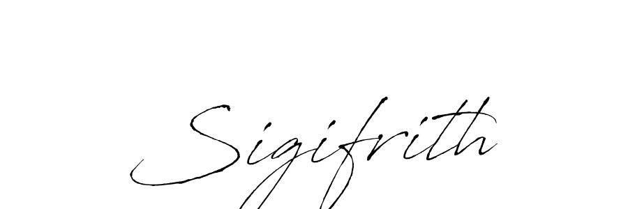 How to make Sigifrith signature? Antro_Vectra is a professional autograph style. Create handwritten signature for Sigifrith name. Sigifrith signature style 6 images and pictures png