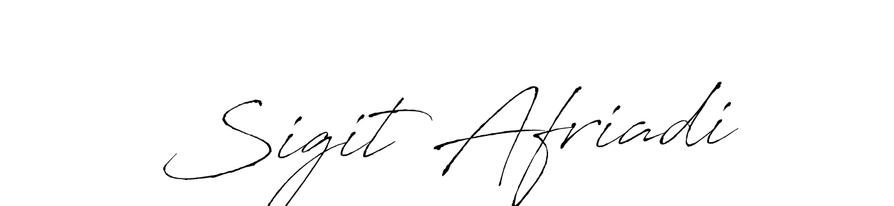 Also we have Sigit Afriadi name is the best signature style. Create professional handwritten signature collection using Antro_Vectra autograph style. Sigit Afriadi signature style 6 images and pictures png