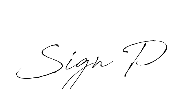 It looks lik you need a new signature style for name Sign P. Design unique handwritten (Antro_Vectra) signature with our free signature maker in just a few clicks. Sign P signature style 6 images and pictures png