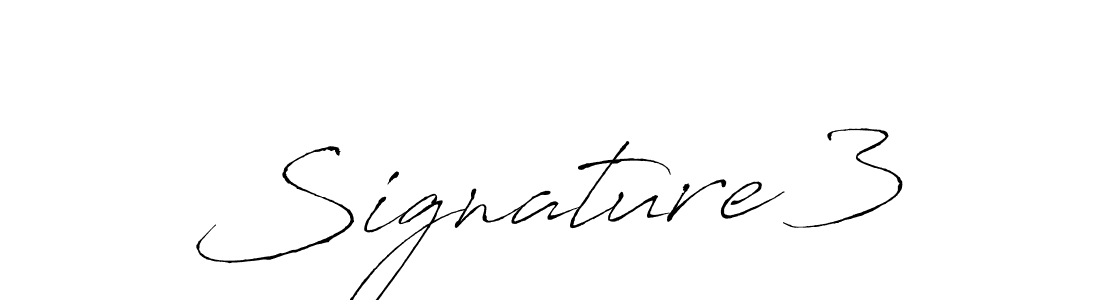 Use a signature maker to create a handwritten signature online. With this signature software, you can design (Antro_Vectra) your own signature for name Signature 3. Signature 3 signature style 6 images and pictures png