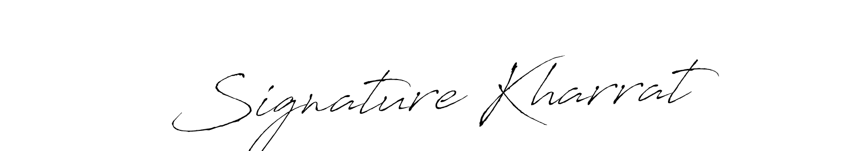 Signature Kharrat stylish signature style. Best Handwritten Sign (Antro_Vectra) for my name. Handwritten Signature Collection Ideas for my name Signature Kharrat. Signature Kharrat signature style 6 images and pictures png