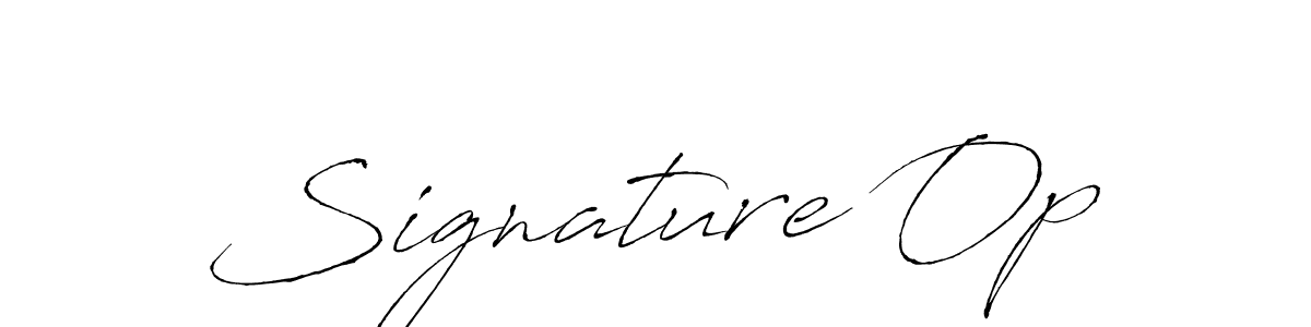 How to Draw Signature Op signature style? Antro_Vectra is a latest design signature styles for name Signature Op. Signature Op signature style 6 images and pictures png