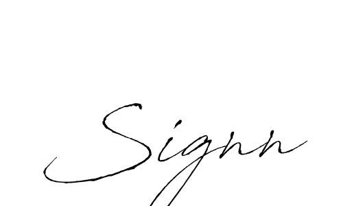 Make a beautiful signature design for name Signn. With this signature (Antro_Vectra) style, you can create a handwritten signature for free. Signn signature style 6 images and pictures png