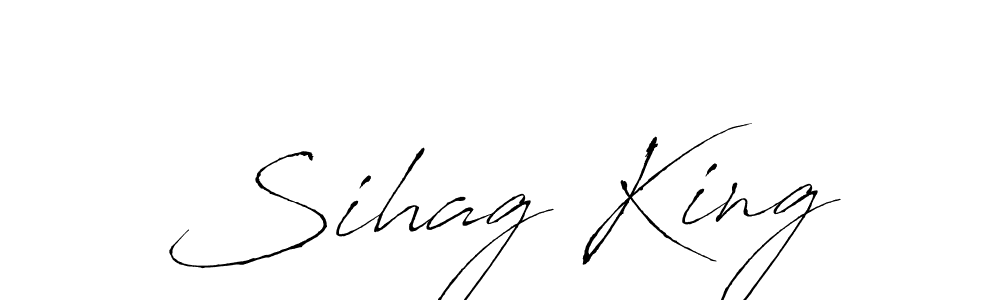 See photos of Sihag King official signature by Spectra . Check more albums & portfolios. Read reviews & check more about Antro_Vectra font. Sihag King signature style 6 images and pictures png