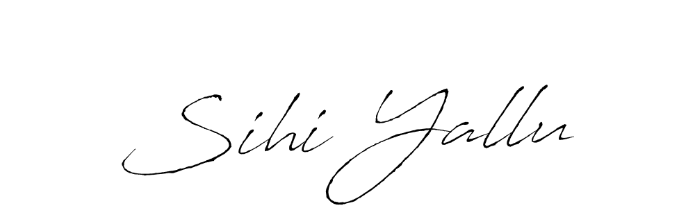 Check out images of Autograph of Sihi Yallu name. Actor Sihi Yallu Signature Style. Antro_Vectra is a professional sign style online. Sihi Yallu signature style 6 images and pictures png
