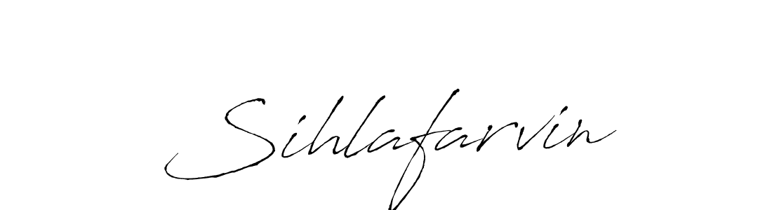 Sihlafarvin stylish signature style. Best Handwritten Sign (Antro_Vectra) for my name. Handwritten Signature Collection Ideas for my name Sihlafarvin. Sihlafarvin signature style 6 images and pictures png