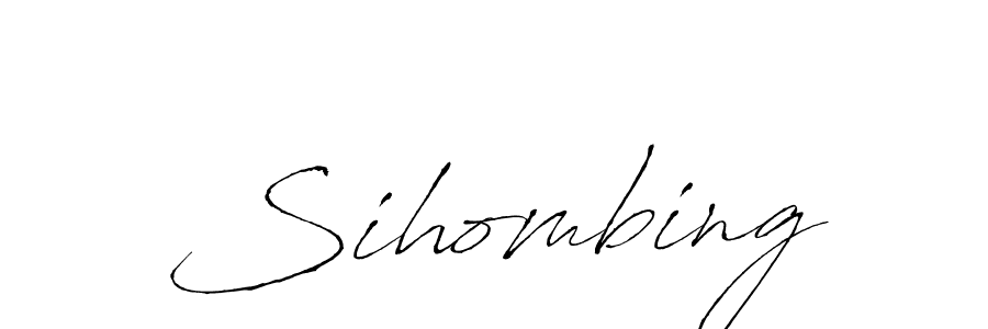 Make a beautiful signature design for name Sihombing. Use this online signature maker to create a handwritten signature for free. Sihombing signature style 6 images and pictures png