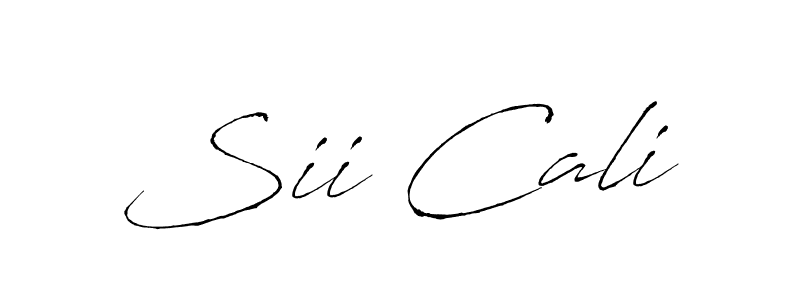 Create a beautiful signature design for name Sii Cali. With this signature (Antro_Vectra) fonts, you can make a handwritten signature for free. Sii Cali signature style 6 images and pictures png