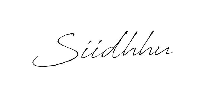 Also You can easily find your signature by using the search form. We will create Siidhhu name handwritten signature images for you free of cost using Antro_Vectra sign style. Siidhhu signature style 6 images and pictures png