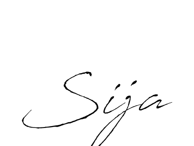 Design your own signature with our free online signature maker. With this signature software, you can create a handwritten (Antro_Vectra) signature for name Sija. Sija signature style 6 images and pictures png