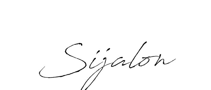 Antro_Vectra is a professional signature style that is perfect for those who want to add a touch of class to their signature. It is also a great choice for those who want to make their signature more unique. Get Sijalon name to fancy signature for free. Sijalon signature style 6 images and pictures png
