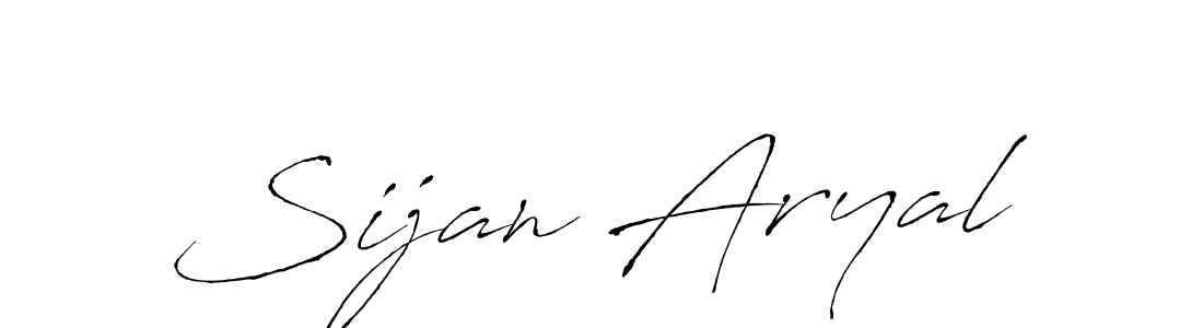 This is the best signature style for the Sijan Aryal name. Also you like these signature font (Antro_Vectra). Mix name signature. Sijan Aryal signature style 6 images and pictures png