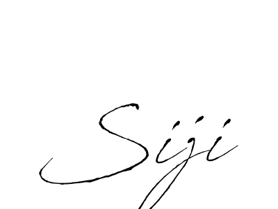 Design your own signature with our free online signature maker. With this signature software, you can create a handwritten (Antro_Vectra) signature for name Siji. Siji signature style 6 images and pictures png