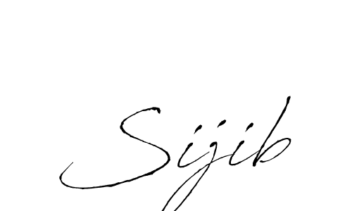 Sijib stylish signature style. Best Handwritten Sign (Antro_Vectra) for my name. Handwritten Signature Collection Ideas for my name Sijib. Sijib signature style 6 images and pictures png