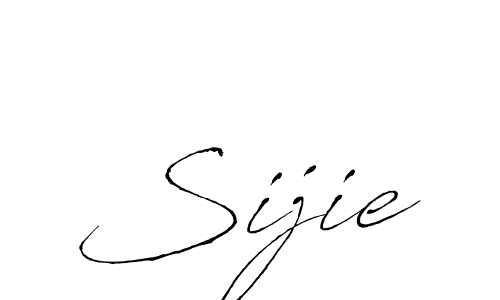 Antro_Vectra is a professional signature style that is perfect for those who want to add a touch of class to their signature. It is also a great choice for those who want to make their signature more unique. Get Sijie name to fancy signature for free. Sijie signature style 6 images and pictures png