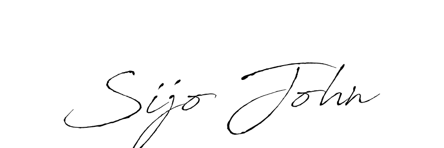 Make a beautiful signature design for name Sijo John. With this signature (Antro_Vectra) style, you can create a handwritten signature for free. Sijo John signature style 6 images and pictures png