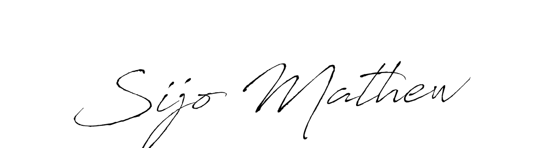 Also we have Sijo Mathew name is the best signature style. Create professional handwritten signature collection using Antro_Vectra autograph style. Sijo Mathew signature style 6 images and pictures png