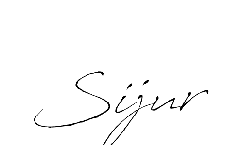 Make a beautiful signature design for name Sijur. With this signature (Antro_Vectra) style, you can create a handwritten signature for free. Sijur signature style 6 images and pictures png