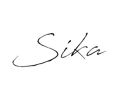 How to Draw Sika signature style? Antro_Vectra is a latest design signature styles for name Sika. Sika signature style 6 images and pictures png