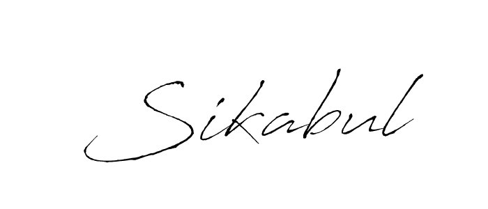Antro_Vectra is a professional signature style that is perfect for those who want to add a touch of class to their signature. It is also a great choice for those who want to make their signature more unique. Get Sikabul name to fancy signature for free. Sikabul signature style 6 images and pictures png